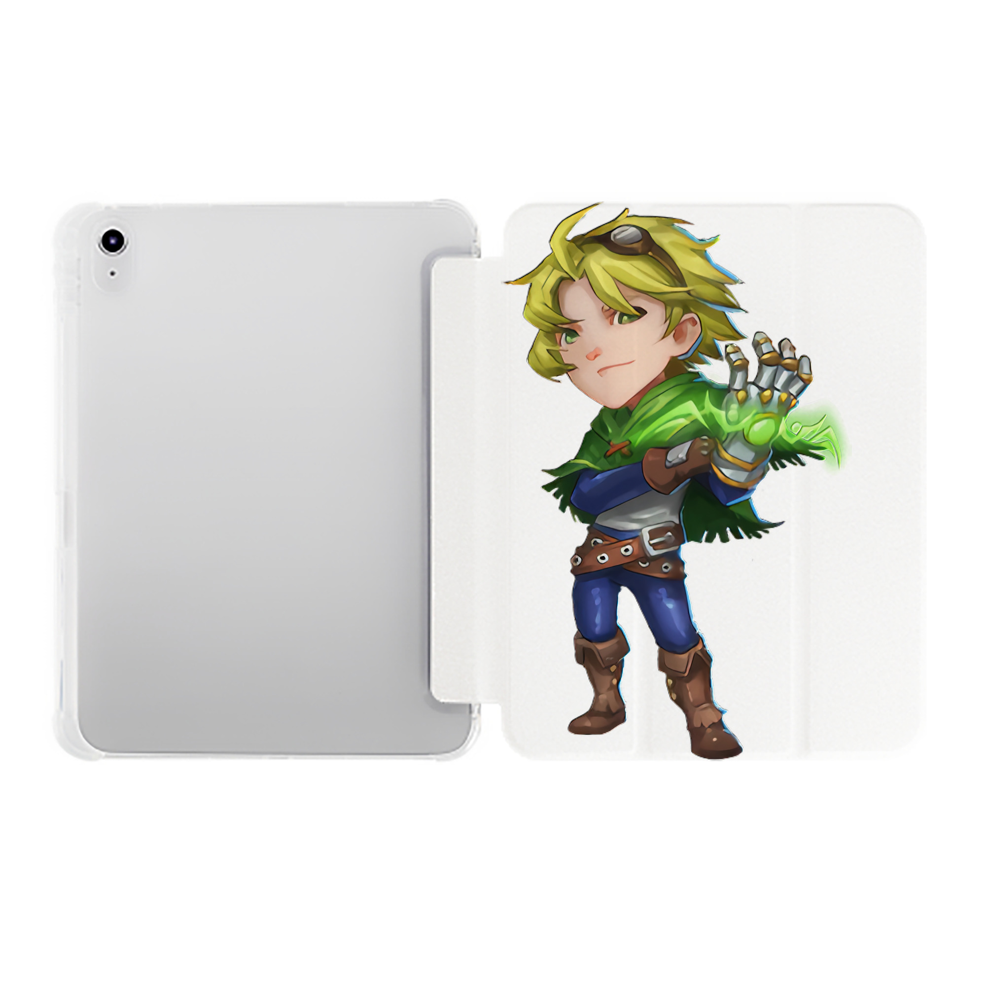 （画像用） リーグ・オブ・レジェンド League of Legends LOL IPad ケース ペン収納付き 三つ折りスタンド PUレザー×シリコン 対応機種9.5/10.5/10.9インチ